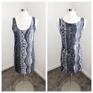 The Arte by Zenana snakeskin print bodycon dress